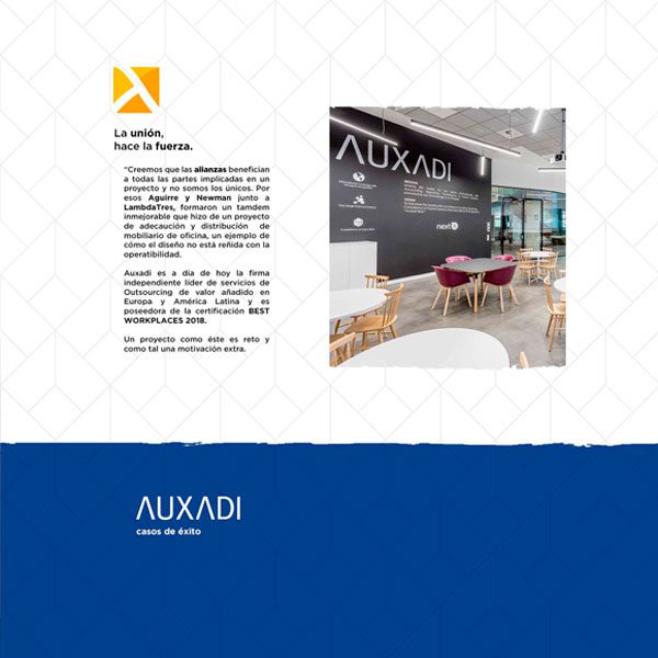 Infografía: Proyecto de Equipamiento de Mobiliario AUXADI