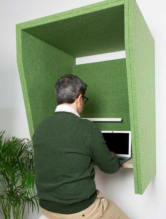 Cabina acústica Ecodiseño de pared | LAMBDA3