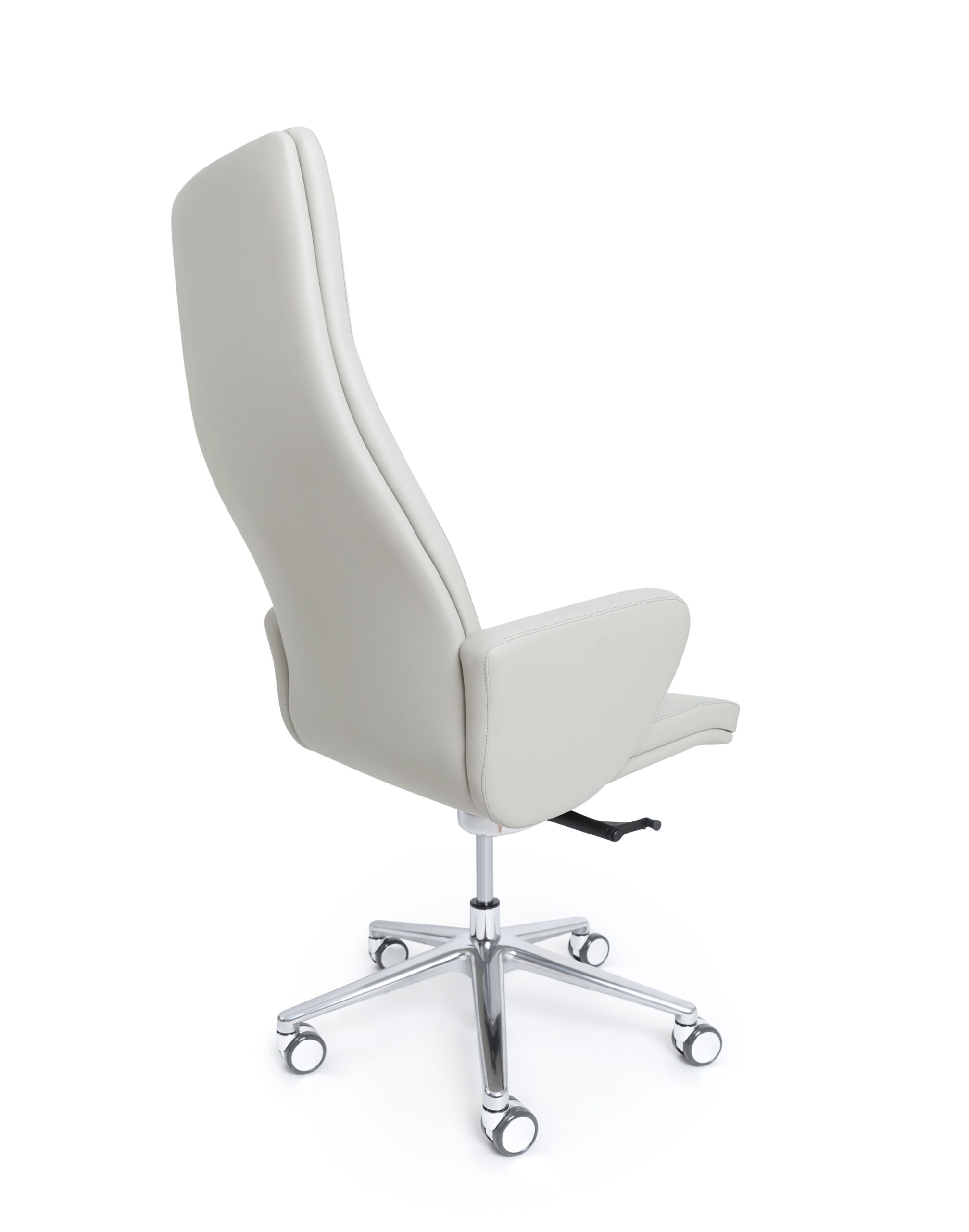 BosBarcelona Diva elegant office chair High White 3