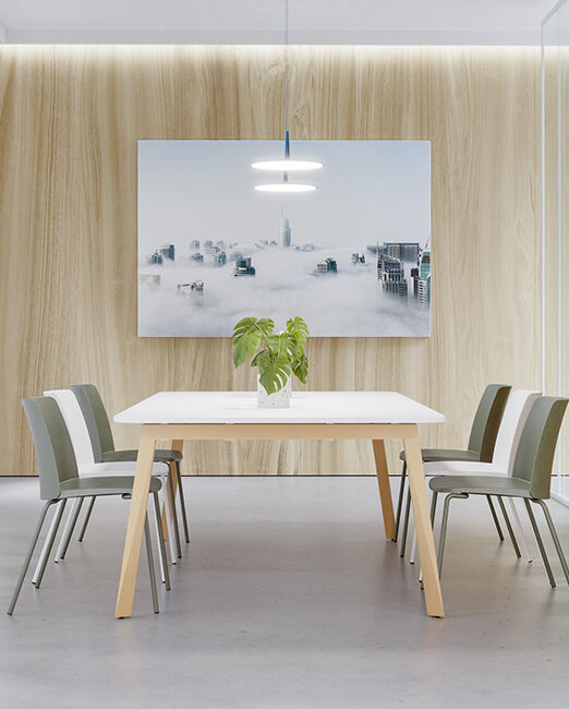 mesa de reuniones moderna