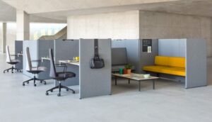 mueble modular para call center