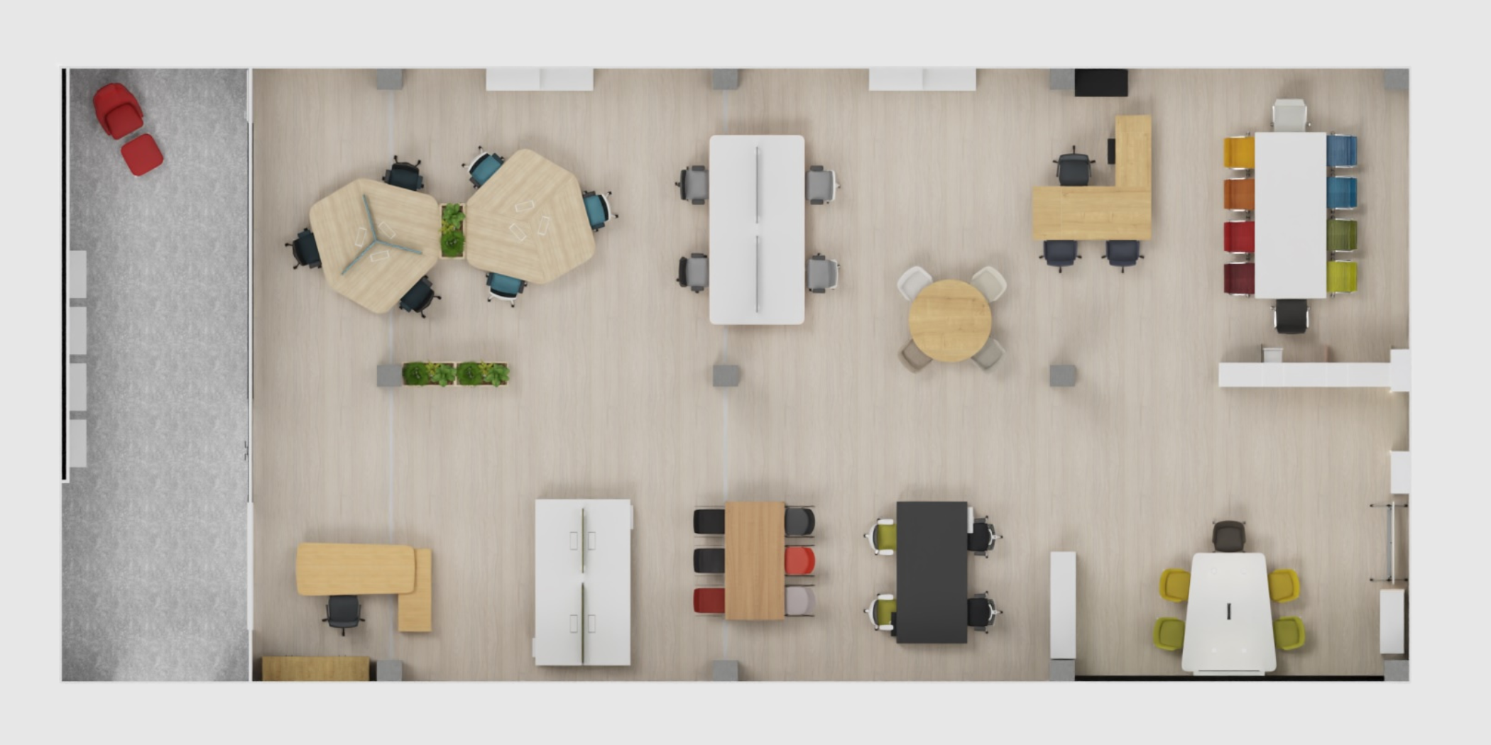 showroom mobiliario oficina planta baja