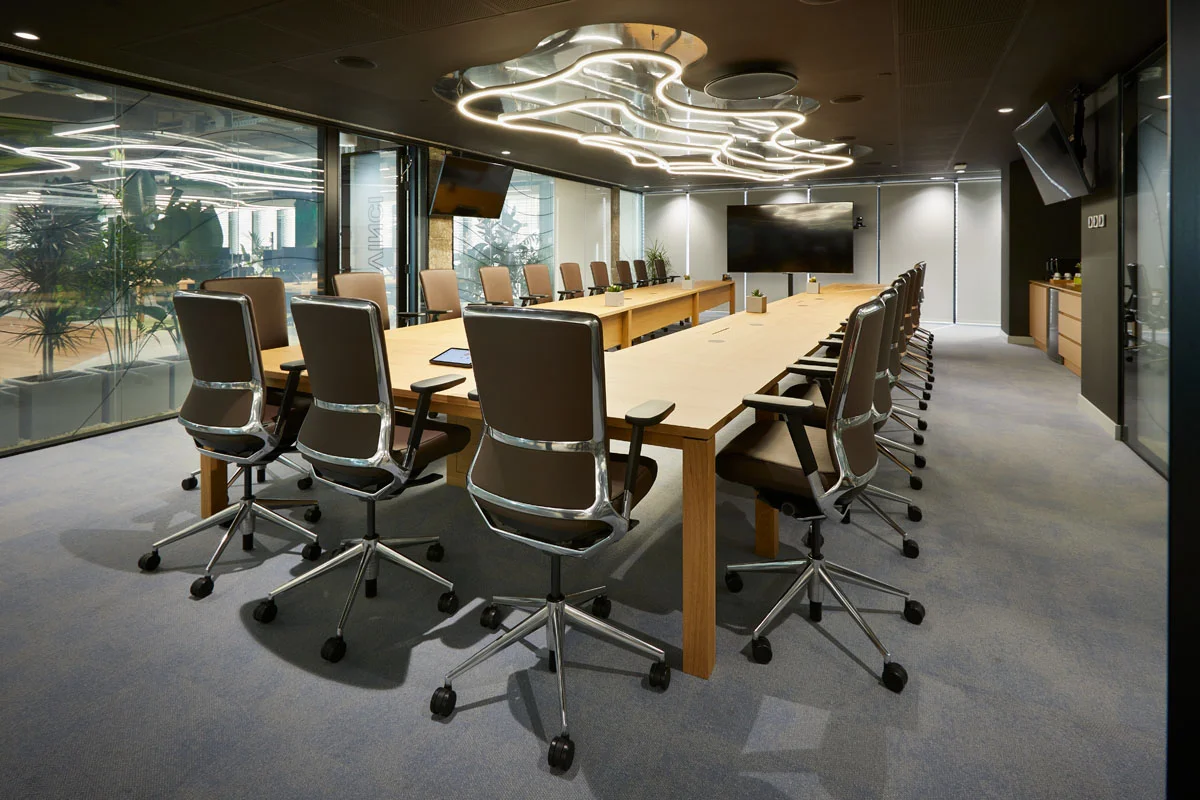 Sala de consejo oficina moderna