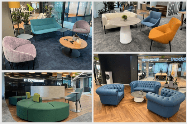zonas de soft seating en oficinas