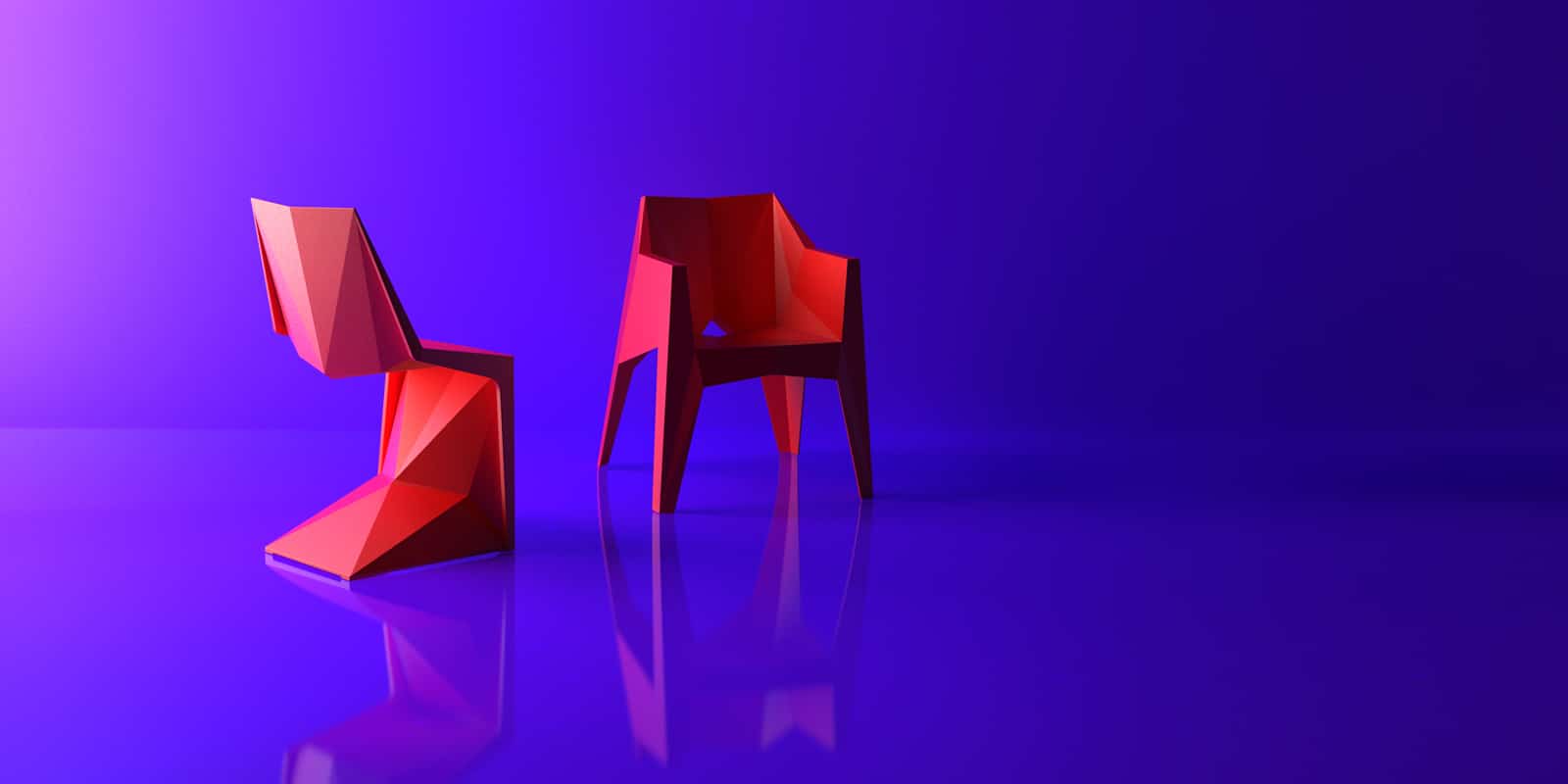 BUTACA VOXEL silla terraza roja | LAMBDA3