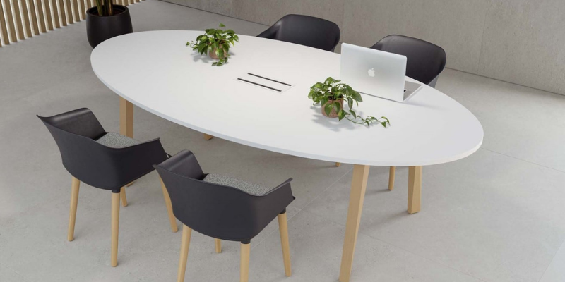 mesa reunion ovalada NATURE limobel LAMBDA3 mesa reunion ovalada NATURE limobel LAMBDA3